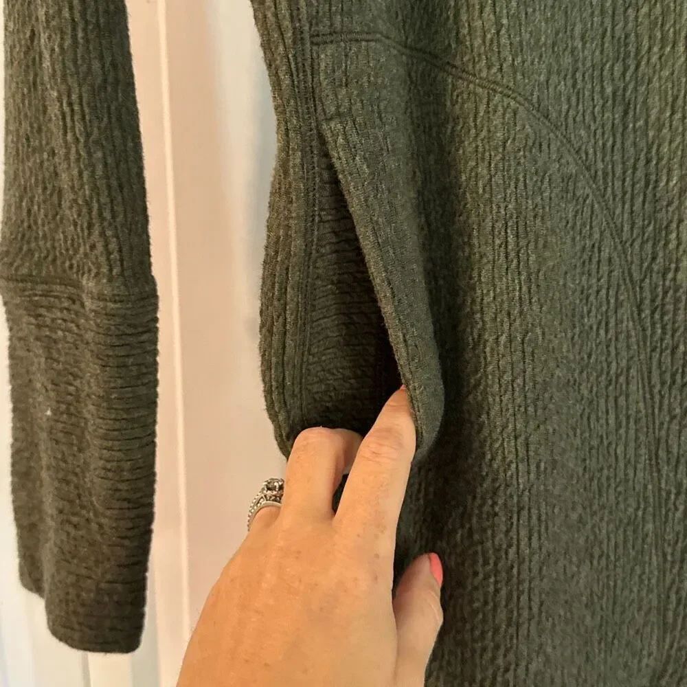 Lululemon along the way green dress olive green small - Picture 7 of 11